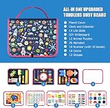 VISATOR Busy Board Montessori Toys Dark Blue for Toddlers Sensory Fine Motor view 7