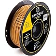 HATCHBOX PETG 3D Printer Filament, Dimensional Accuracy +/- 0.03 mm, 1 kg Spool, 1.75 mm, Gold