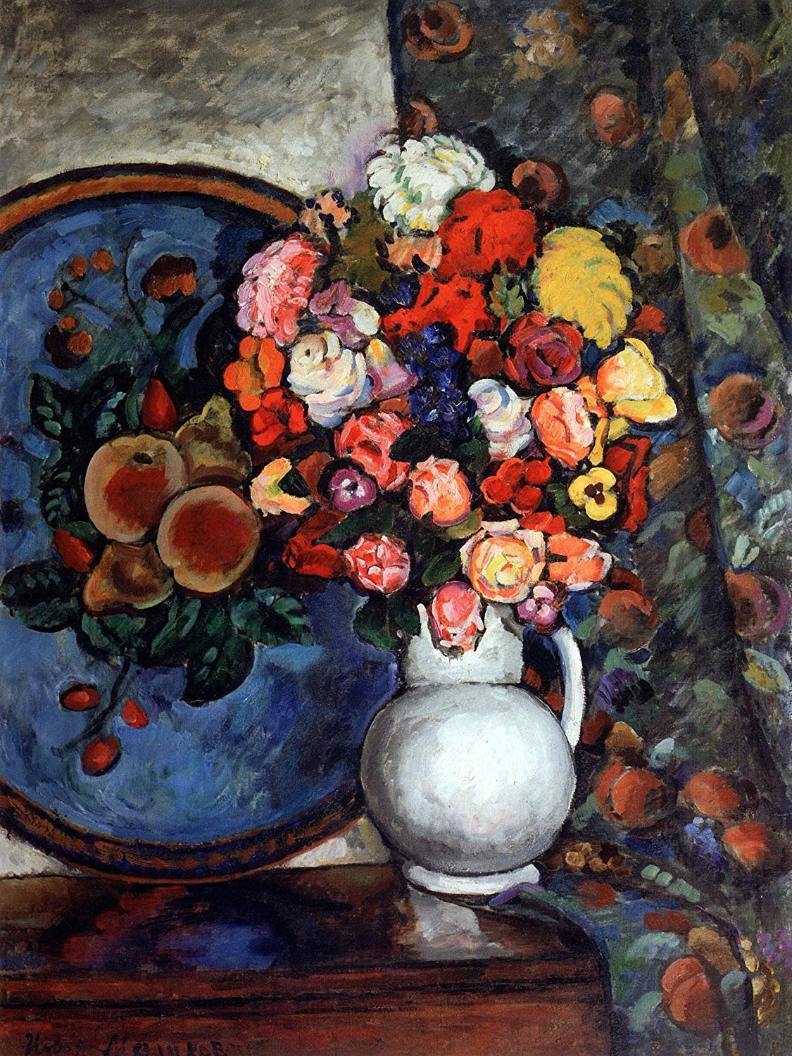 Flowers in a Vase by I. Mashkov Tile Mural Kitchen Bathroom Backsplash Ceramic