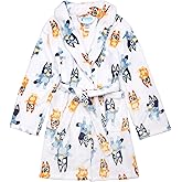 Bluey boys Bathrobe, Soft & Plush Robe for Kids