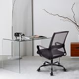 T-THREE Adjustable Ergonomic Office Chair Mesh Back Lumbar Support Black view 4