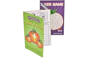 Fun Express - Christian Pumpkin Fold Up Activity Sheet for Halloween - Stationery - Activity Books - Activity Books - Halloween - 24 Pieces