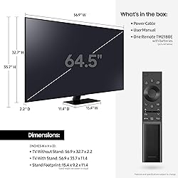 SAMSUNG 65-Inch Class QLED Q80A Series - 4K UHD