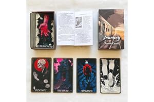 GZSYXHJYXGS Journey Oracle Card: Step into a world of mystery and self-discovery. Oracle Deck, Oracle cards with guide book, tarot cards for beginners, for spiritual seekers, tarot lovers, and creative souls