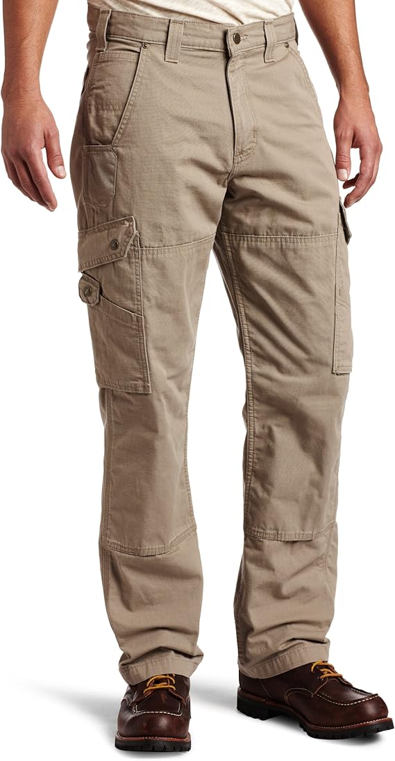 Carhartt .B342.DES.S400 Ripstop Cargo Work Pant, W32/L32, Desert