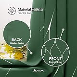 Deconovo Window Treatment Eyelet Room Darkening Curtains Silver Wave Foil view 3