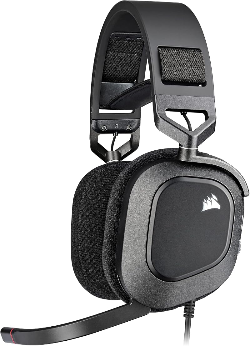 Corsair HS80 RGB USB Gaming Headset Dolby 7.1 Surround iCUE PC Black