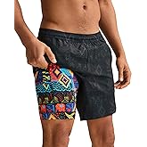 maamgic Gym Shorts for Men 7 inch Inseam with Liner Stretch 2 in 1 Workout Shorts Men Quick Dry Athletic Running Shorts