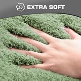 wyewye Microfibre Bath Mat 2cm Thick 40x60cm Light Green Non-Slip view 3