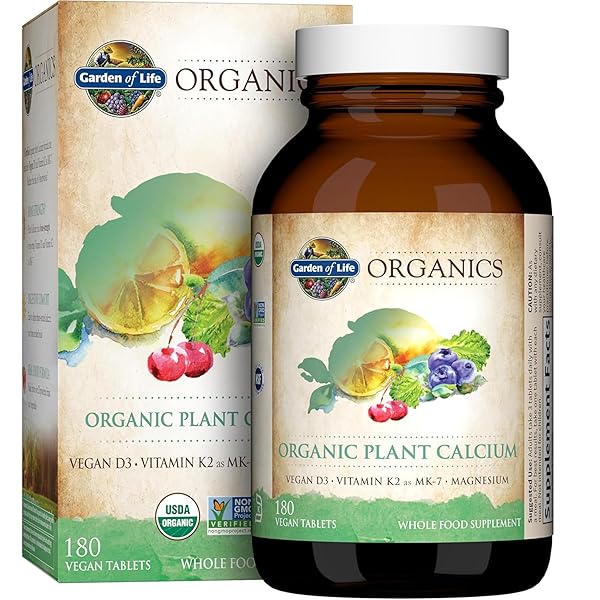 GARDEN OF LIFE CALCIUM SUPPLEMENT WITH MAGNESIUM &...