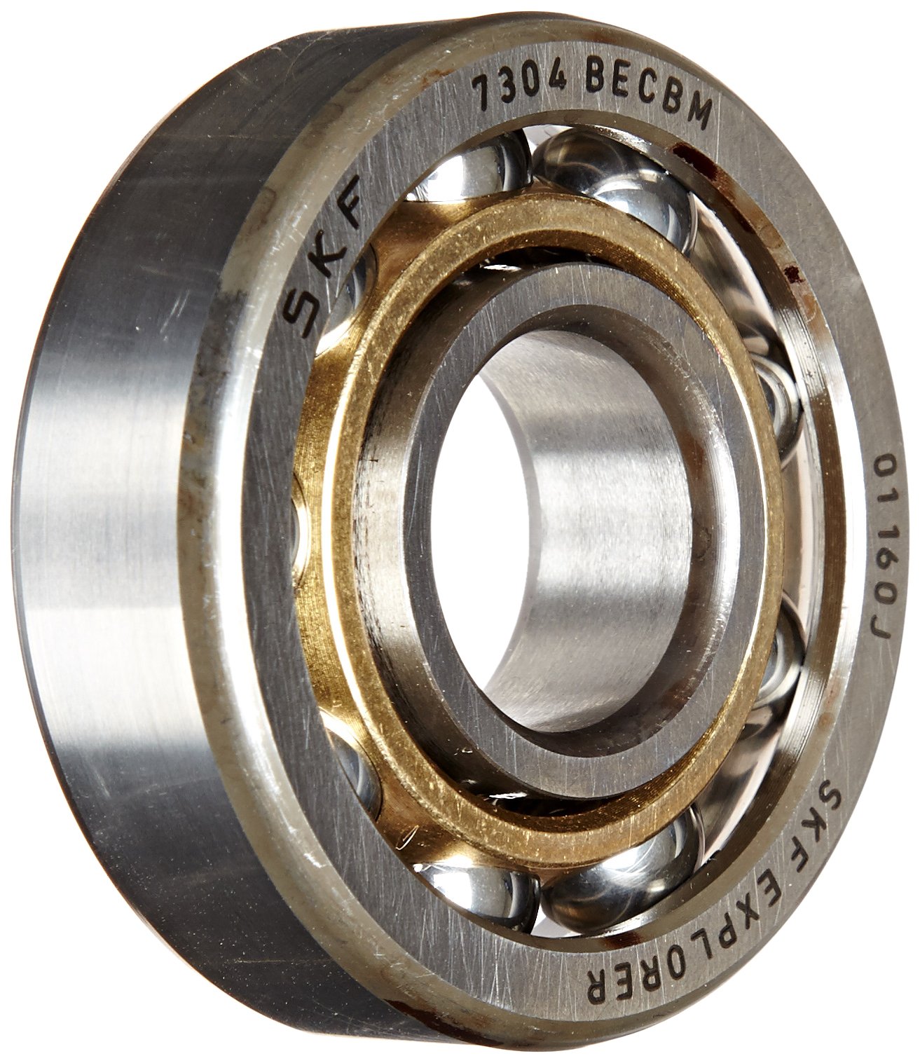 SKF 7304 BECBM Angular Contact Radial Ball Bearing, steel