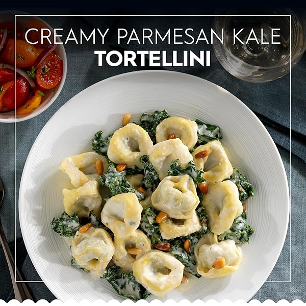 BARILLA CHEESE & SPINACH TORTELLINI PASTA, 12 OZ. BAG (PACK OF 8) – 6 SERVINGS PER BAG – PANTRY FRIENDLY DRIED TORTELLINI – MADE WITH NON-GMO INGREDIENTS