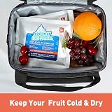 TOURIT Reusable Ice Packs Non-Lid 2 Sets Long Lasting Gel 7x6.5x0.4 view 4