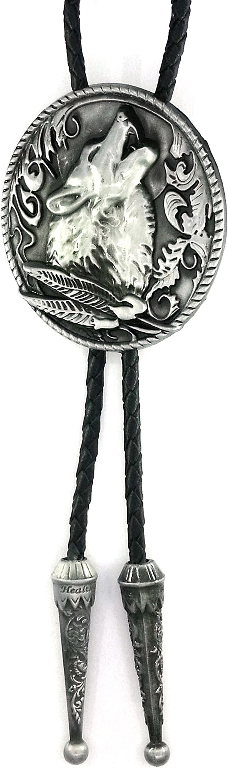 Howling Wolf Bolo Tie Party Decorations for Men