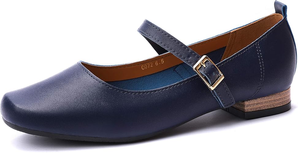 womens blue mary jane shoes