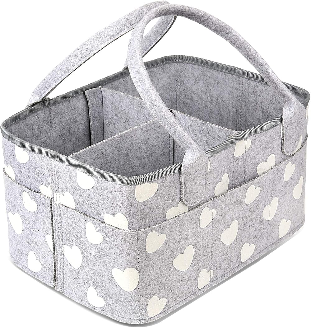 BOENFU Baby Diaper Caddy Nappy Organiser Nursery Storage 10 Pockets Detachable