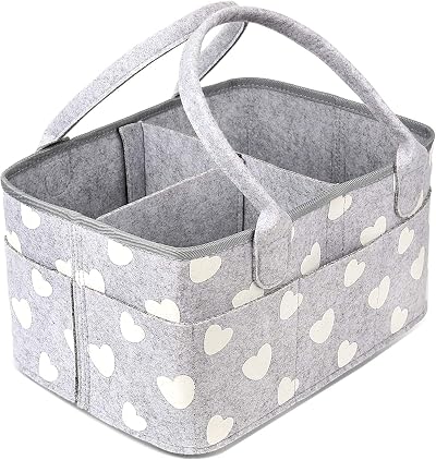 BOENFU Baby Diaper Caddy Nappy Organiser Nursery Storage 10 Pockets Detachable