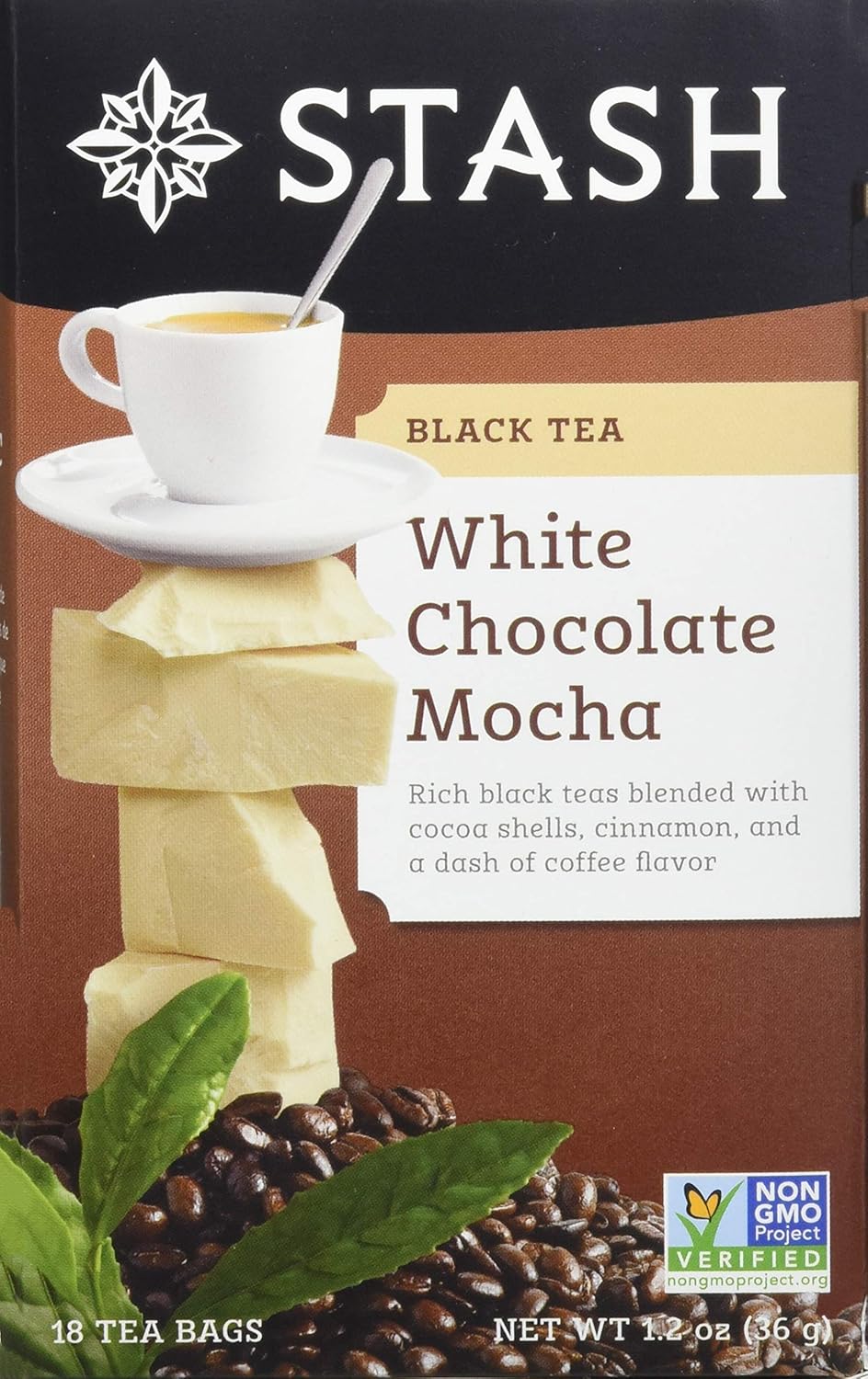 Stash Tea White Chocolate Mocha Tea Bags, 6Count Amazon.ca Grocery