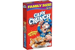 Cap'n Crunch Cereal, Original, 22.1oz Box