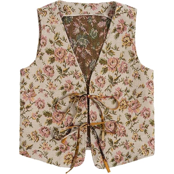 Ameri⭐︎ VINTAGE LIKE JACQUARD OVER VEST Ameri VINTAGE LIKE JACQUARD OVER VEST Sweater Vests
