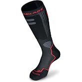 Rollerblade High Performance Men's Socks, Inline Skating, Multi Sport, Black and Red