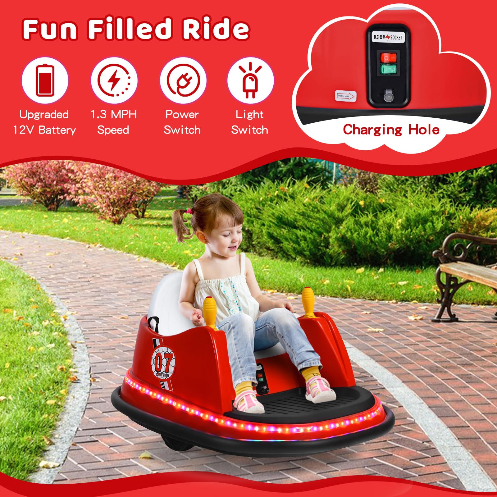 HONEY JOY TQ10161 Bumper Car