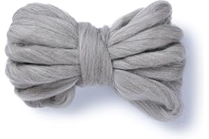 Kondoos Natural Wool roving, 2 OZ. Best Wool for Needle Felting and Wet Felting, handcrafts and DIY Spinning Projects, Wool Felting Supplies. Natural Colours, un-Dyed. (Sand, 2 oz)