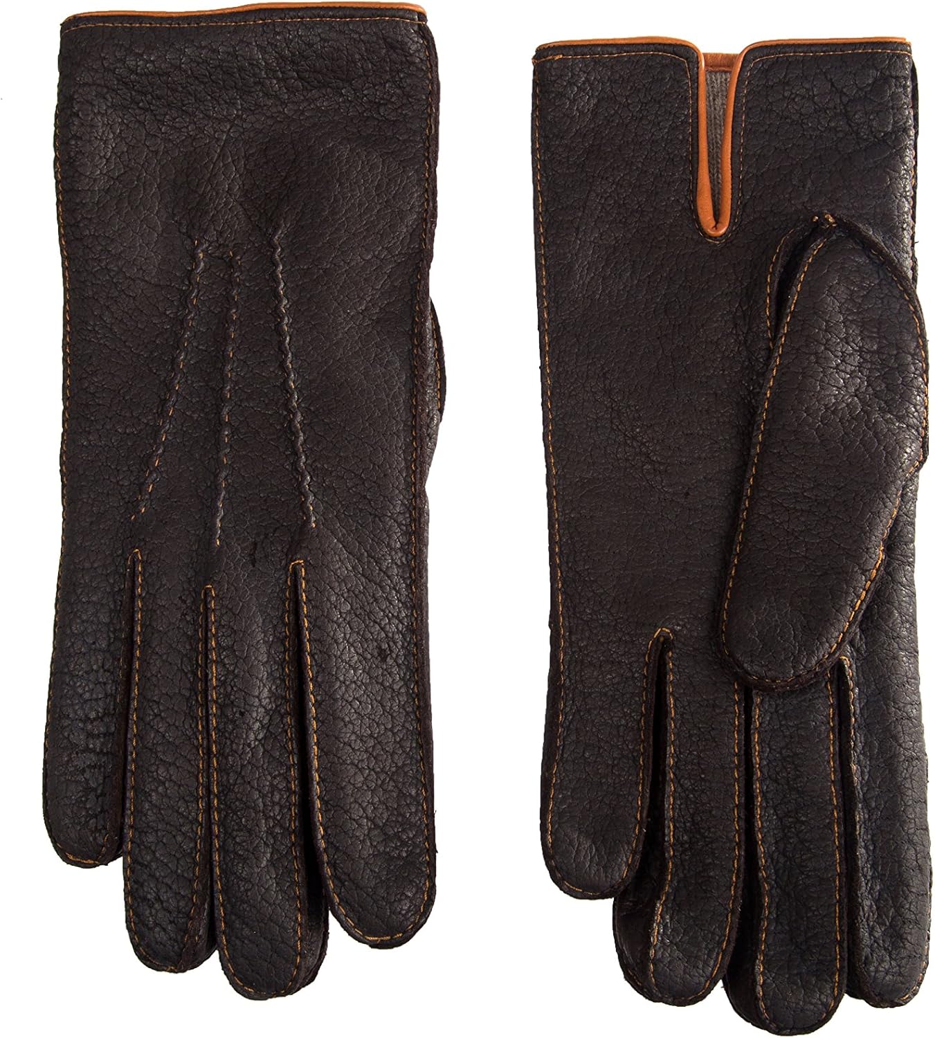 Damen Lederhandschuhe Mit Kaschmir-Futter - Lange Winterhandschuhe