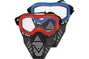 SURPER Tactical Mask Compatible with Nerf Rival, Apollo, Zeus, Khaos, Atlas, Artemis Blasters Rival Mask