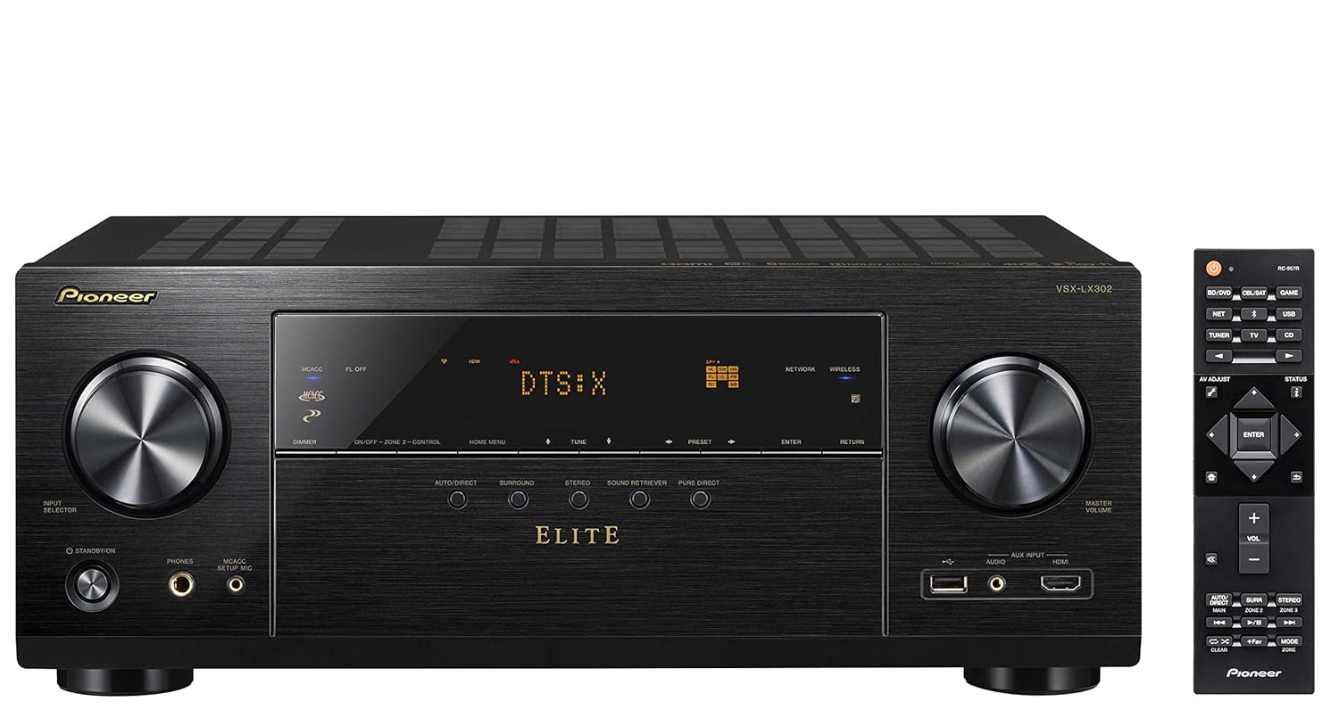 Pioneer Elite Audio & Video Component Receiver black (VSX-LX302)