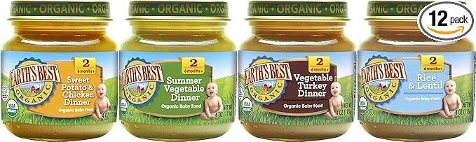 earth's best baby food jars
