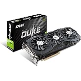 MSI Gaming GeForce GTX 1080 Ti 11GB GDRR5X DirectX 12 352-bit VR Ready Graphics Card (GTX 1080 TI Duke 11G OC)
