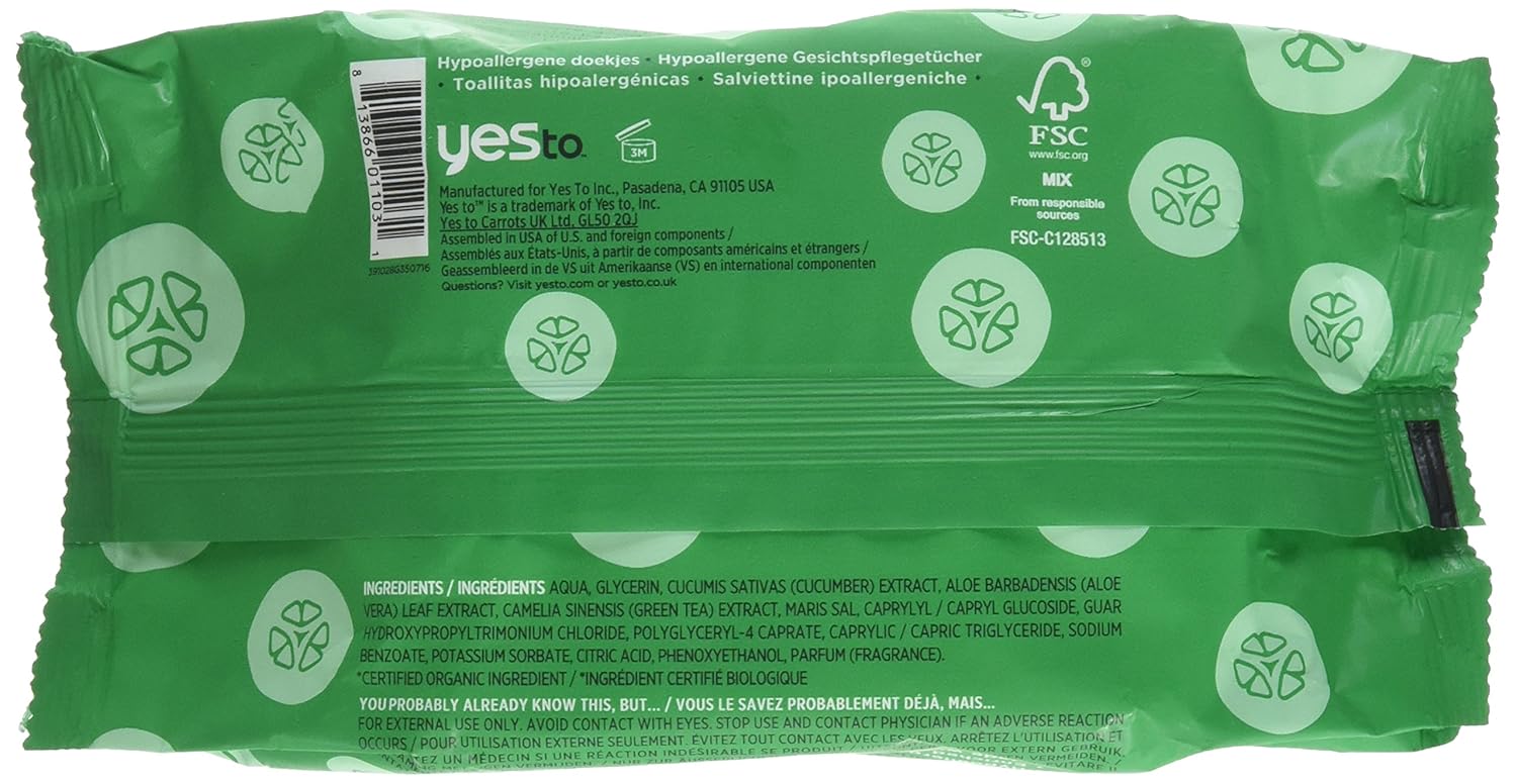 YES TO Gentle Facial Cleansing Towelettes, 30 CT : Beauty