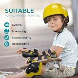 Niftii COOZi Glossy Kids Helmet and Pad Set - Adjustable 7 in 1 Protection view 3
