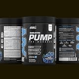 Applied Nutrition ABE Pump Pre Workout Stim Free 500g Blue Razz view 9