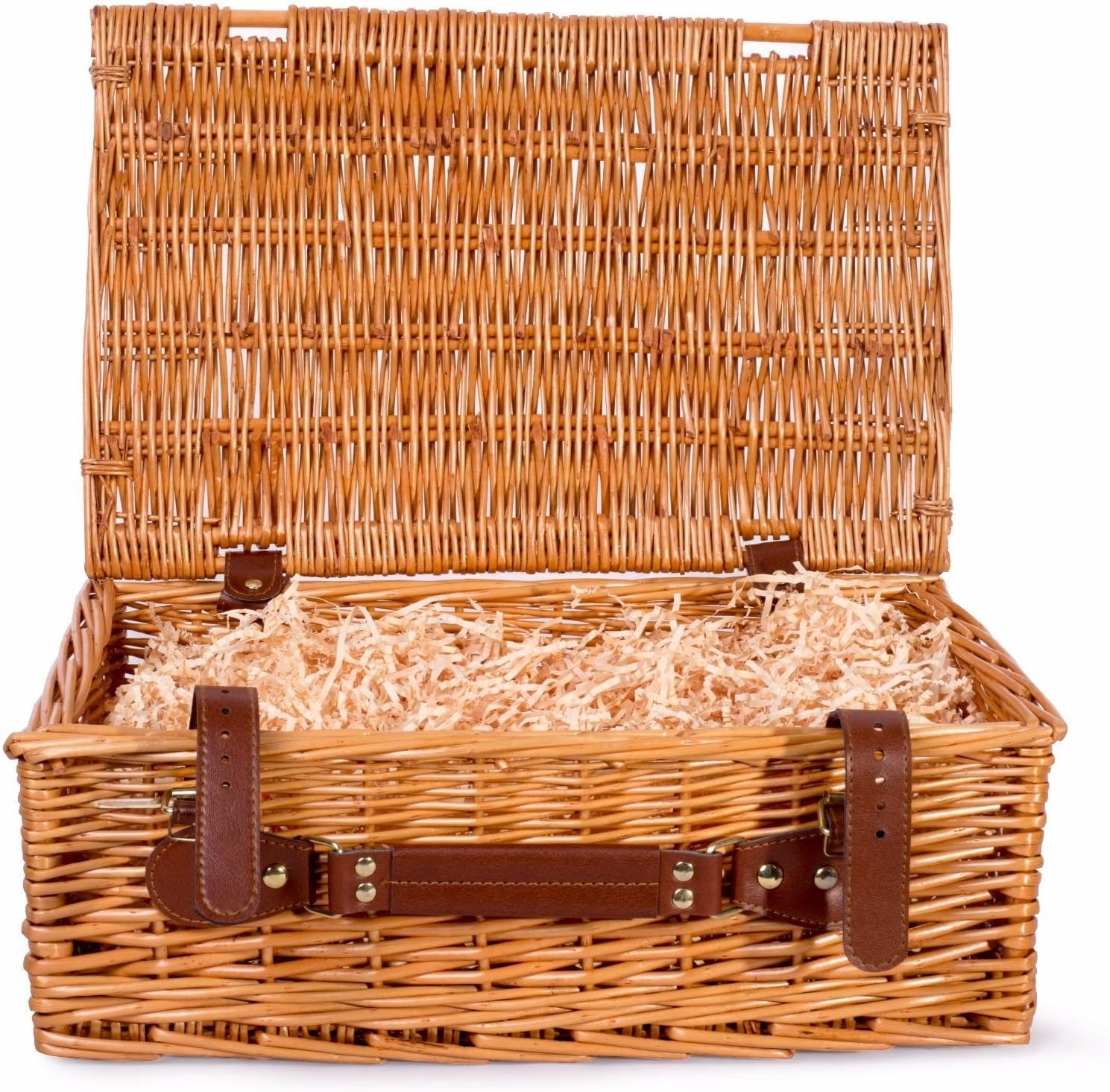 BASIC HOUSE Premium Wicker Picnic Hamper Hampers Shop Retail Display