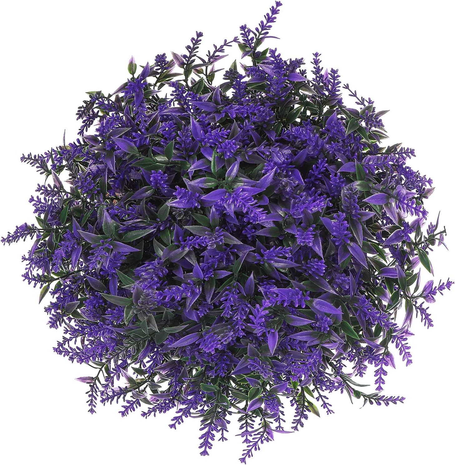 Momkids 6 Pcs Artificial Lavender Plants Flowers Outdoor UV