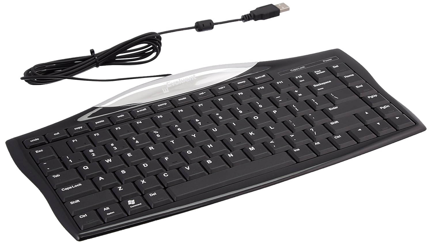 Amazon.com: Evoluent Wired Essentials Full Featured Compact Keyboard - EKB:  Computers & Accessories