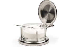 RSVP Stainless Steel Endurance Salt Server with Spoon