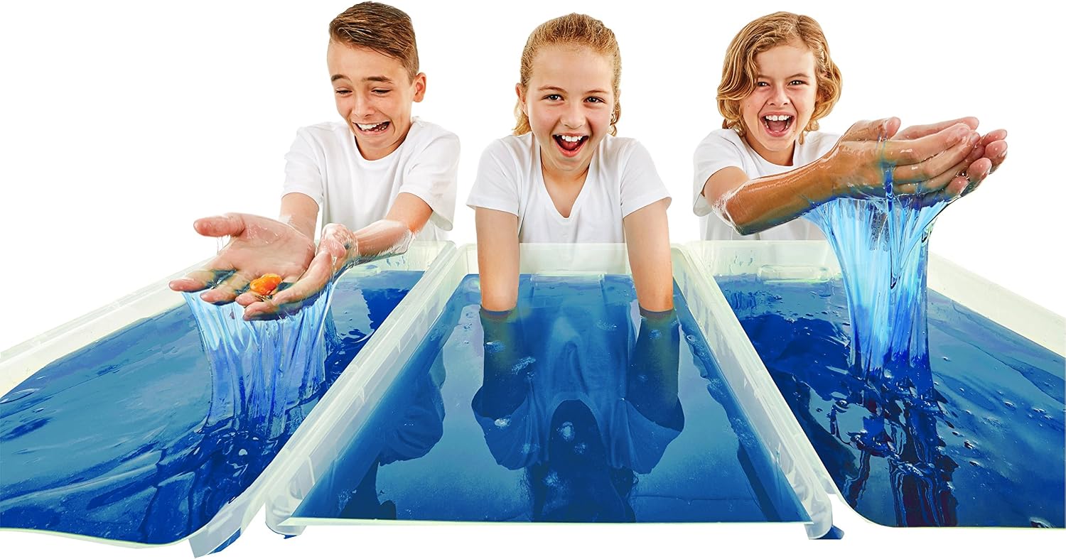 ZIMPLI, 12 x Slime Play Party Bag Fillers, Green & Red, Turns water into slime, Pass The Parcel Gift, Sensory Party Favours - Image 5
