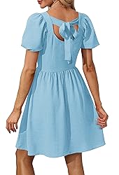 OFEEFAN Womens Dresses That Hide Belly Fat Summer