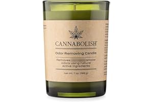 Cannabolish Smoke Odor Eliminating Candle, 7 oz, Natural Ingredients, Wintergreen scent