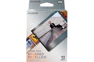 Fujifilm INSTAX Wide Brushed Metallics Instant Film - 10 Exposures