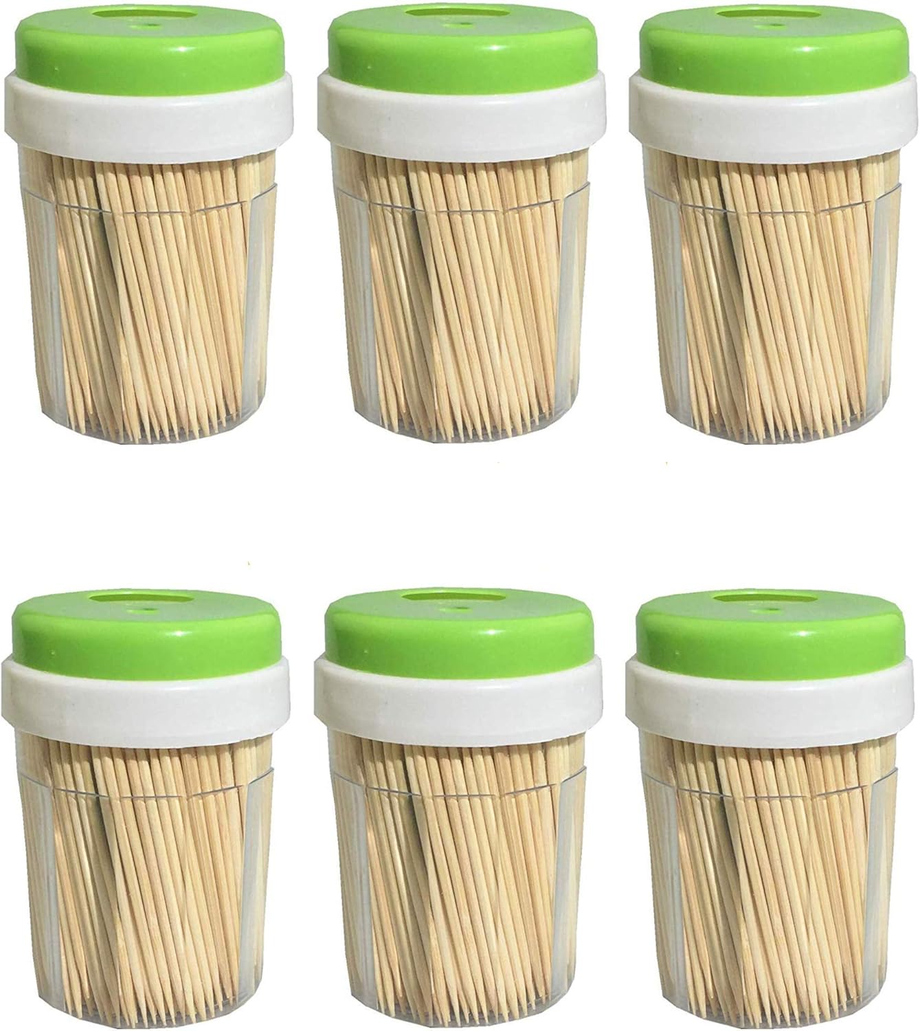 Amazon Com Bamboo Wooden Toothpicks 3000 Bulk Pack Round Strong Splinter Free For Teeth And Appetizers Kitchen Dining