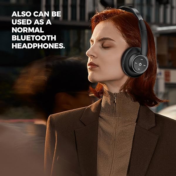 ROSIDA WIRELESS HEADPHONES FOR TV WATCHING, WIRELESS HEADPHONES FOR SENIORS WITH TRANSMITTER CHARGING BASE, BLUETOOTH HEADSETS FOR TV, NO AUDIO DELAY, GIFT FOR THE SENIORS OR PARENTS, BLACK