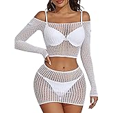 Buitifo Lingerie for Women Fishnet Babydoll Chemise Sexy Nightwear Teddy Dress