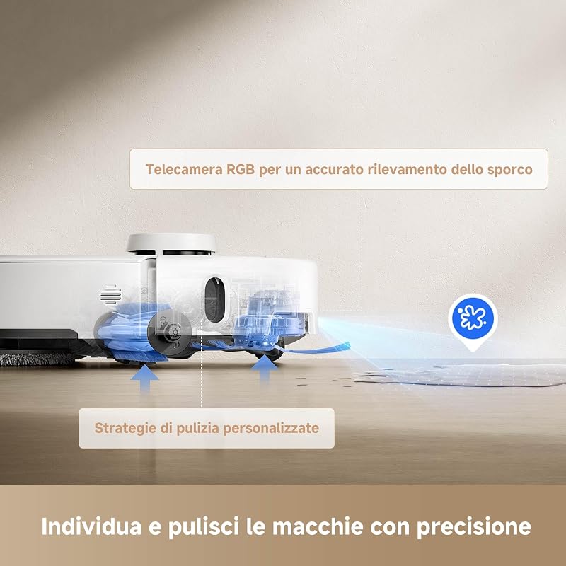 P50 Pro Ultra Robot Aspirapolvere, Bianco