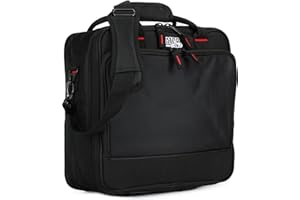 Gator Cases Padded Nylon Mixer/Gear Carry Bag with Removable Strap, 12" x 12" x 5.5" (G-MIXERBAG-1212)