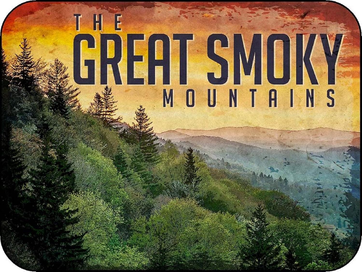 The Great Smoky Mountains Fridge Magnet