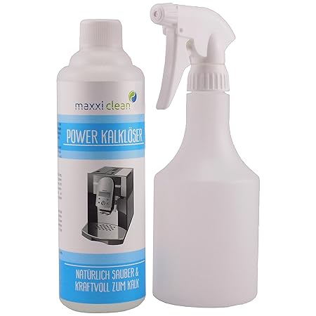 Maxxi Clean Entkalker, Kalklöser und Kalkreiniger als Allzweckreiniger zur Reinigung für Kaffeevollautomaten, Senseo, Tassimo